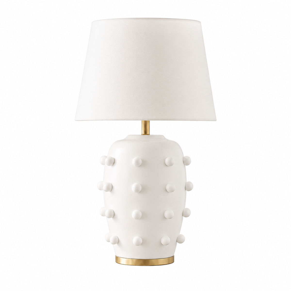 Modern Studded Ceramic Table Lamp