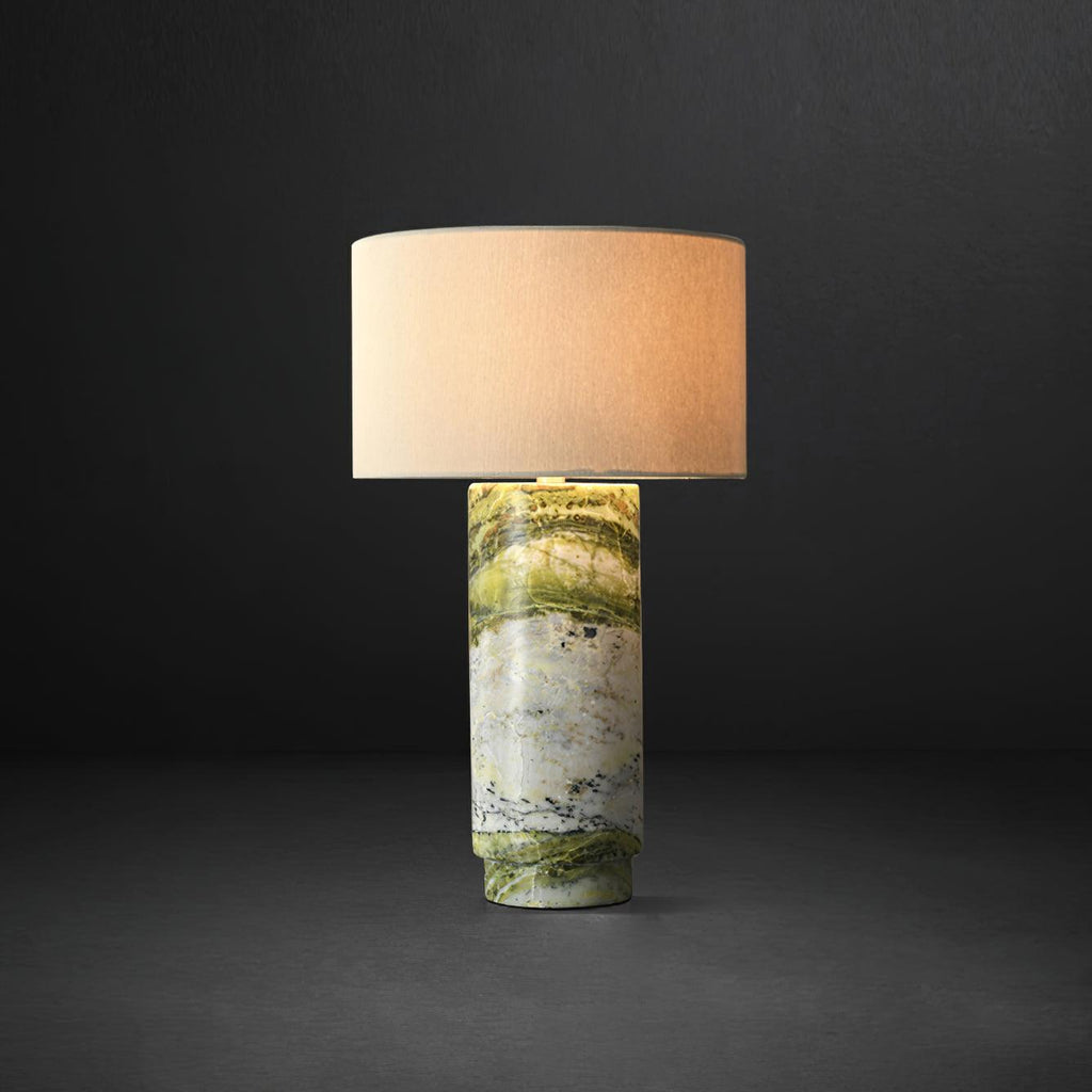 Modern Marble Cylinder Table Lamp