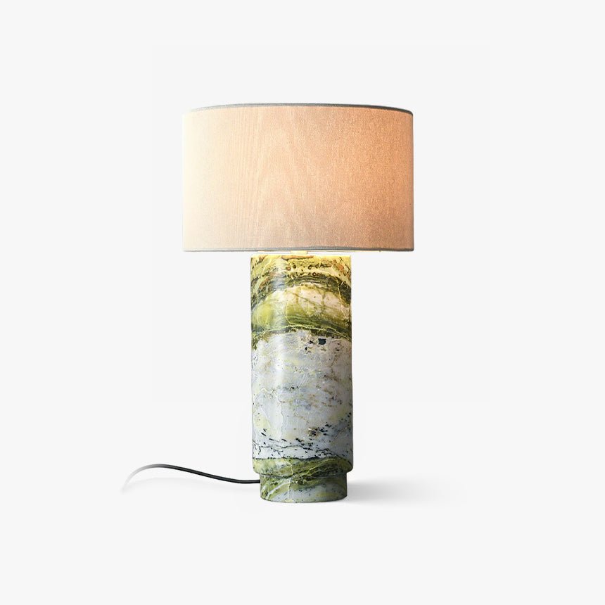Modern Marble Cylinder Table Lamp