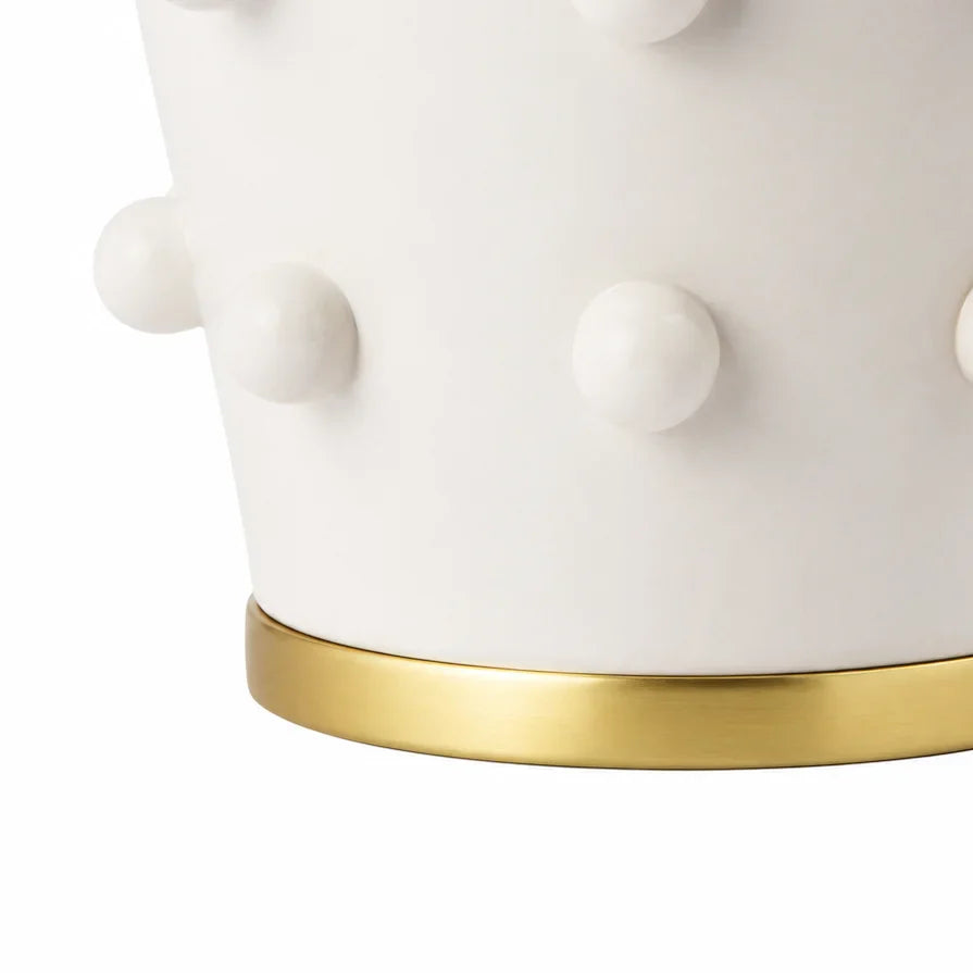 Modern Studded Ceramic Table Lamp