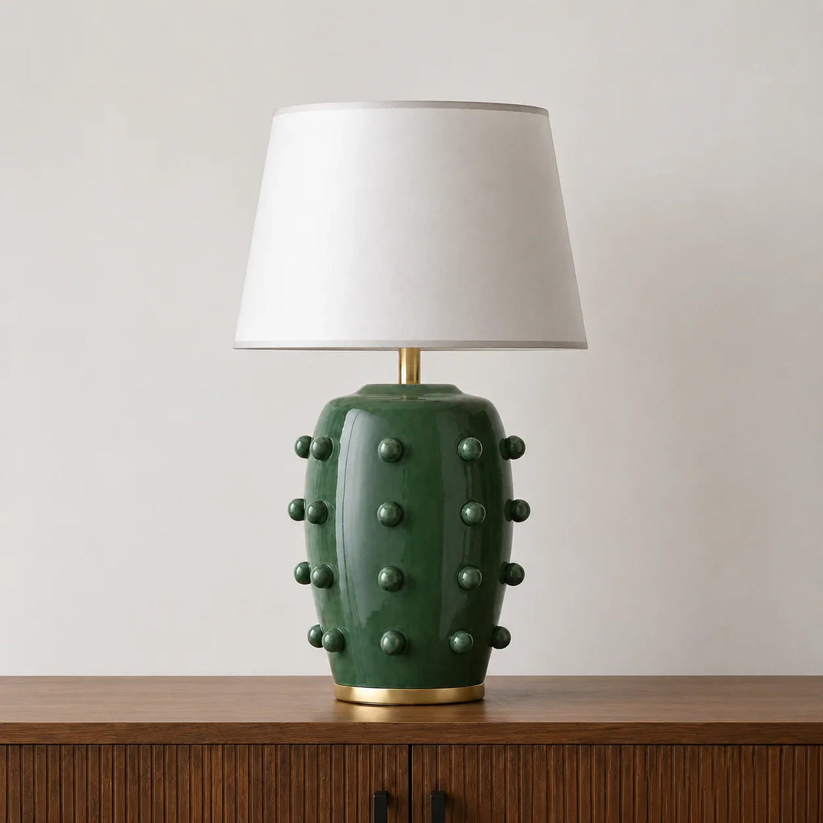 Modern Studded Ceramic Table Lamp